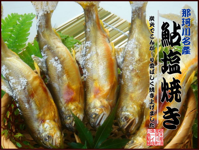 那珂川名産鮎塩焼き